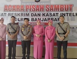 Sertijab Polres Banjarbaru Untuk Kasat Reskrim dan Kasat Intelkam