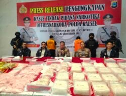 *Breaking news* Polda Kalsel Gelar Press Release Terkait Pengungkapan Kasus Narkotika.
