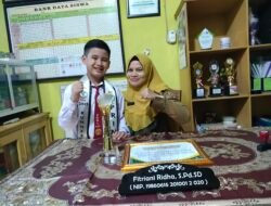 Kepsek SDN 01 Landasan Ulin Sampaikan Kebahagiaan  Atas Raihan 2Nd Winner 3 Untuk Rasydan