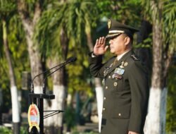 Kasrem 084/Bhaskara Jaya Pimpin Upacara Peringatan HUT Ke-79 Kemerdekaan Republik Indonesia