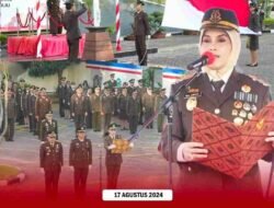 HUT RI KE 79, MIA AMIATI KAJATI JATIM MENJADI INSPEKTUR UPACARA