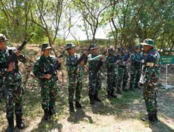 Asah Kemampuan Prajurit, Korem 084/Bhaskara Jaya Gelar Latihan Menembak Senjata Ringan Secara Periodik
