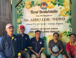 ASMIPA PEDULI, Ketua DPD Jateng Mewakili Ketum Berikan Dana Santunan Pada Istri Almarhum