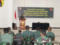 Satker Korem 084/Bhaskara Jaya Gelar Kegiatan Penyusunan Rencana Kebutuhan Anggaran Tahunan Tahun 2026