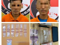 Sat Narkoba Polres Pelabuhan Belawan Tangkap 2 Pengedar Narkoba dan 1 Pengguna