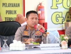 Kapolresta balerang Lakukan Kunjungan Kerja Ke Polsek Galang
