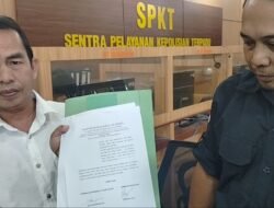 Aliansyah Lapor Ke Ditreskrimum Polda Kalsel, Akibat Terima Ancaman Yang Mengaku Dari Madun