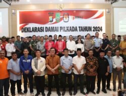 Komitmen Amankan Pilkada 2024, Polresta Barelang Laksanakan Deklarasi Pilkada Damai 2024