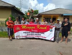 Polres Bintan beserta Polsek Jajaran Berikan Rasa Aman Melalui Kegiatan Minggu Kasih