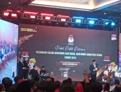 KPU Sumut Lakukan Debat Pertama Pasangan Calon Gubsu 2024-2029