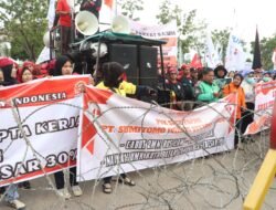 Kapolresta Barelang Turun Langsung Kawal UNRAS dari Koalisi Rakyat Batam dan Driver Ojol
