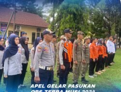 POLRES OI Laksanakan Gelar Pasukan Ops Zebra Musi 2024