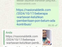 Beberapa Wartawan Keluhkan Pemberitaan PON Belum Ada Kontribusi