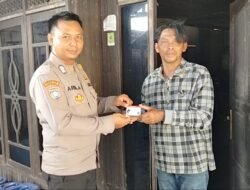Bripka Ardi Babinkamtibmas Kampung Baru Berikan SIM Gratis Untuk Warga