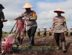 Polres Kotim Dukung Dan Wujudkan Program Asta Cita Untuk Ketahanan Pangan Nasional