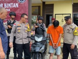 Polsek Bintan Utara Tangkap Pelaku Curanmor di Tanjung Uban