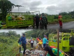 Babinsa Koramil 1015-04/Baamang Peduli Wilayah Binaan Dengan Laksanakan Gotong Royong Kebersihan