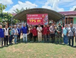 Babinsa Kodim 1015/Sampit Laksanakan Pengamanan TPS Pilkada 2024
