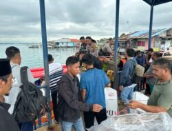 Polresta Barelang Gunakan Transportasi Laut Kawal Pergeseran Kotak Suara dari TPS ke PPK