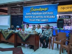 Rapat Pembentukan Koperasi Mentaya Sejahtera Bersama Pasar PPM Sampit