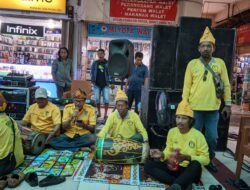 Persatuan Orang Banjar DPC Sampit Perkenalkan Musik Tradisional DiPasar PPM Sampit