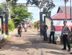 Babinsa Kodim 1015/Sampit Amankan Rapat Pleno Terbuka Tingkat Kabupaten