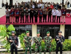 Kodim 1015/Sampit Turunkan Personil dalam Amankan Rapat Pleno Terbuka Tingkat Kabupaten