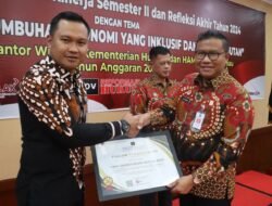 Rutan Batam Meraih Dua Penghargaan Dari Kanwil Kemenkumham Kepri 