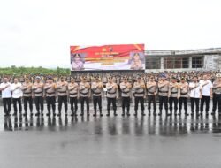 Apel penyambutan Paspam Pilkada 2024, Kapolda Kalsel  Berharap Tercipta Suasana Aman Dan Kondusif