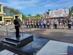Polres Kotim Gelar Apel siaga Cegah Gangguan Kamtibmas