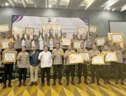 17 Polres Poldasu Raih Penghargaan Kualitas Tinggi Kepatuhan Pelayanan Publik