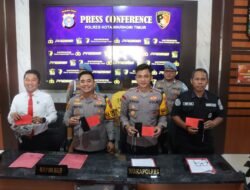 Polres Kotim Press Release Pelaku Begal Sempat Resahkan Warga Sampit