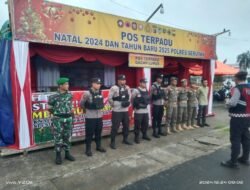 Personil Kodim 1015/Sampit Bersinergi Dalam Pengaman NATARU 2025