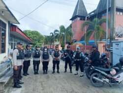 Polres Kotim dan Satbrimob Beraksi Dalam Pengaman Natal