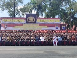 Penutupan Diktuk 2024 Polri Resmi Lantik 897 Tamtama Di SPN Polda Kalsel