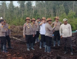 Dukungan Program Asta Cita Bidang Ketahanan Pangan, Kapolda Kalsel Tinjau Lahan 120 Hektar
