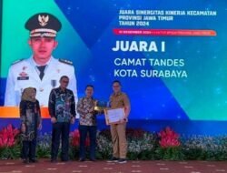 Sinergitas Kinerja Kecamatan Se-Jawa Timur 2024 Juara 1 Tandes Surabaya
