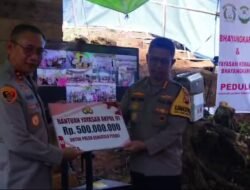 Tutup Akhir Tahun Alumni Akpol 91, Beri Bantuan Untuk Bedah Rumah