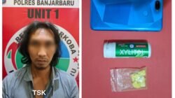 Satresnarkoba Polres Banjarbaru Berhasil Ungkap peredaran Narkoba jenis Ineks