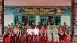 Kunjungan Kerja Danrem 102/Pjg Di Makodim 1015/Sampit Di Sambut Hangat Dandim Sampit