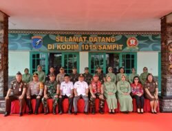 Kunjungan Kerja Danrem 102/Pjg Di Makodim 1015/Sampit Di Sambut Hangat Dandim Sampit