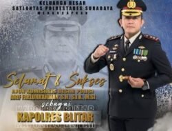 Kapolda Jatim Pimpin Sertijab, Arif Fazlurrahman Kapolres Blitar