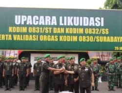 TIGA KODIM SURABAYA RESMI DILIKUIDASI