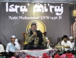 Warga Gundih Lapangan Gelar Pengajian Akbar dan Memperingati Isra Mi’raj