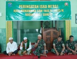 Kodim 1015/Sampit Gelar Peringatan Isra’ Mi’raj Nabi Muhammad SAW 1446 H