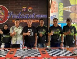 HKT Gelar Silaturahmi Dengan Polda Kalteng, Bentuk Kerjasama Dalam Bermedia Sosial 