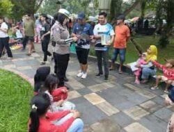 Srikandi Mentaya Polres Kotim Patroli Wilayah Car Free Day Taman Kota