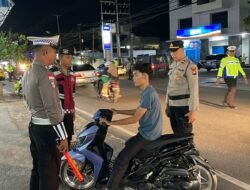 Antisipasi Aksi Balap Liar Dan Judi, Anggota Polsek Bintan Utara Laksanakan KRYD 