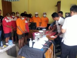 Polres Banjarbaru Musnahkan  Sabu Seberat 212,96 Gram