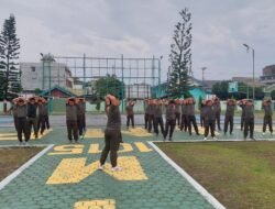 Personil Kodim 1015/Sampit Jaga Kesehatan Dengan Olahraga Bersama